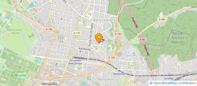 localisation de l'entreprise PETITES PLANTES à VERSAILLES