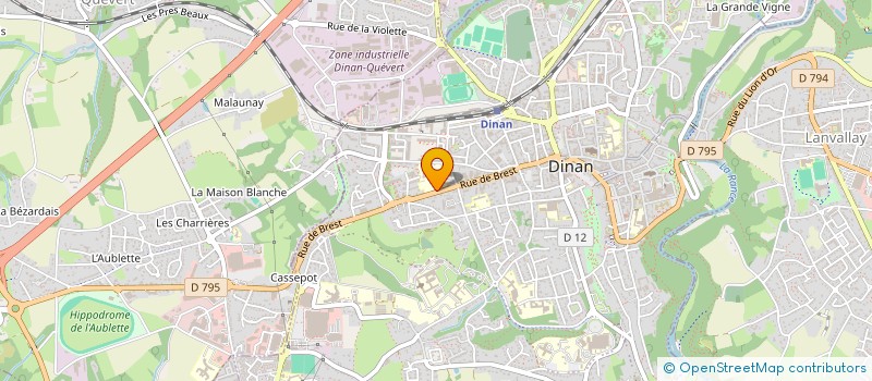 localisation de l'entreprise PETITES SOEURS DES PAUVRES  DINAN