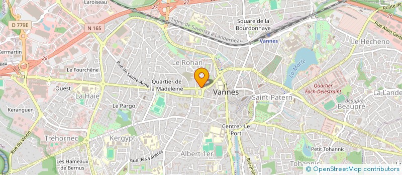 localisation de l'entreprise PETITES SOEURS DES PAUVRES à VANNES