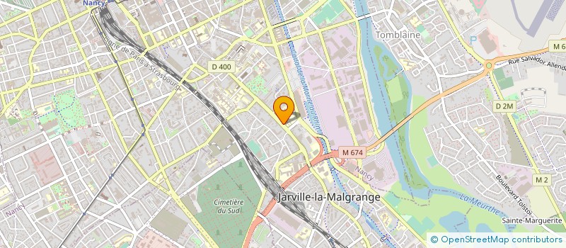 localisation de l'entreprise PETITES SOEURS DES PAUVRES à NANCY