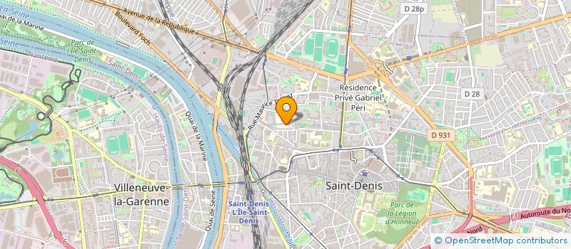 localisation de l'entreprise PETITES SOEURS DES PAUVRES à SAINT-DENIS