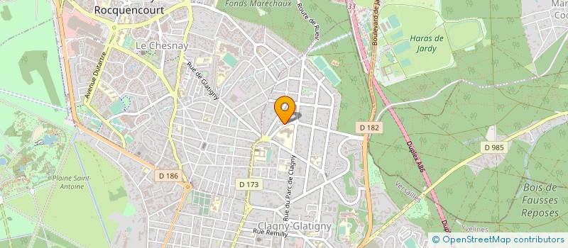 localisation de l'entreprise PETITES SOEURS DES PAUVRES  VERSAILLES