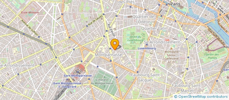 localisation de l'entreprise PETITES SOEURS DES PAUVRES à PARIS