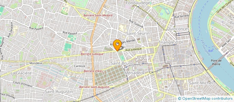 localisation de l'entreprise PETITES SOEURS DES PAUVRES à BORDEAUX