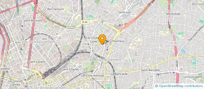 localisation de l'entreprise PETITES SOEURS DES PAUVRES à MARSEILLE