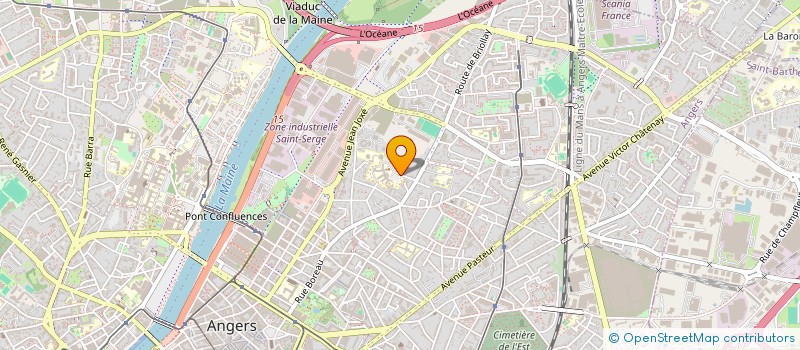 localisation de l'entreprise PETITES SOEURS DES PAUVRES à ANGERS
