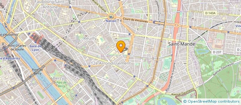 localisation de l'entreprise PETITES SOEURS DES PAUVRES à PARIS