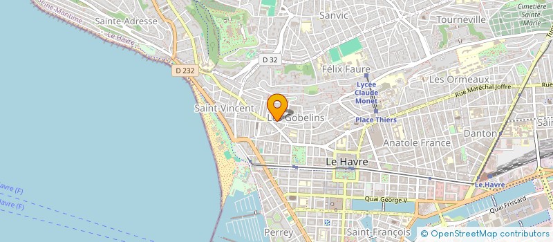 localisation de l'entreprise PETITES SOEURS DES PAUVRES  LE HAVRE