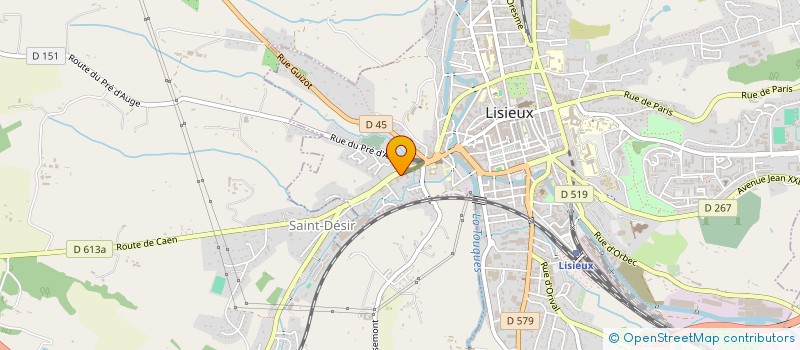 localisation de l'entreprise PETITES SOEURS DES PAUVRES  LISIEUX