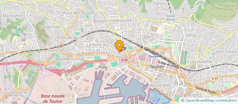 localisation de l'entreprise PETITES SOEURS DES PAUVRES à TOULON