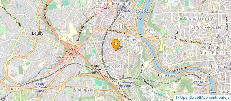 localisation de l'entreprise PETITES SOEURS DES PAUVRES à LYON