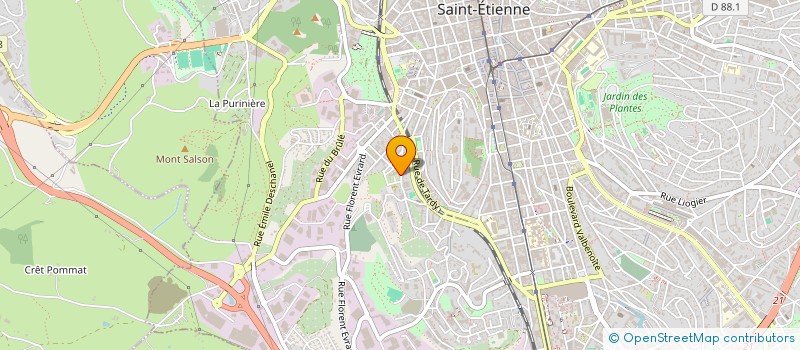 localisation de l'entreprise PETITES SOEURS DES PAUVRES  SAINT-ETIENNE