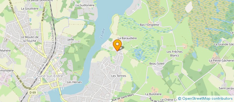 localisation de l'entreprise PETITFILS-HELLEGOUARCH  TREILLIERES