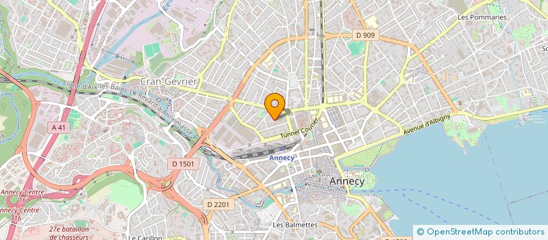 localisation de l'entreprise PETITFRERE CARRIER  ANNECY