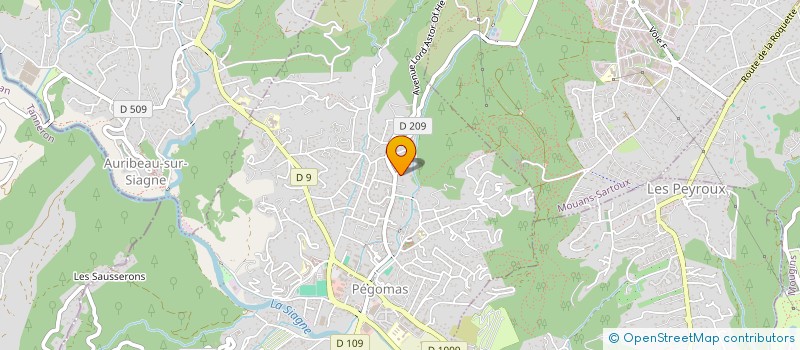 localisation de l'entreprise PETITGRAY  PEGOMAS