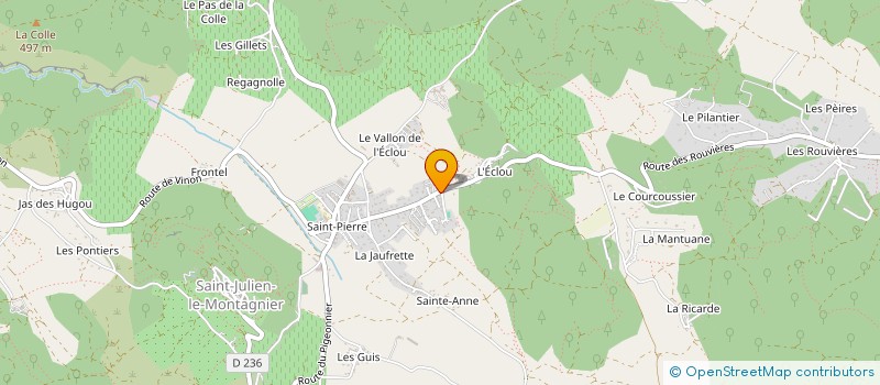 localisation de l'entreprise PETITJEAN GERARD  SAINT-JULIEN