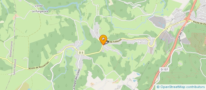 localisation de l'entreprise PETITJEAN GESTION  SAINT-NABORD