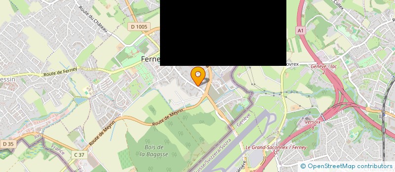 localisation de l'entreprise PETITJEAN INDIVISION à FERNEY-VOLTAIRE