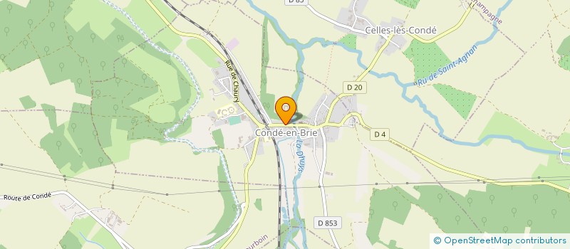 localisation de l'entreprise PETITOM  CONDE-EN-BRIE