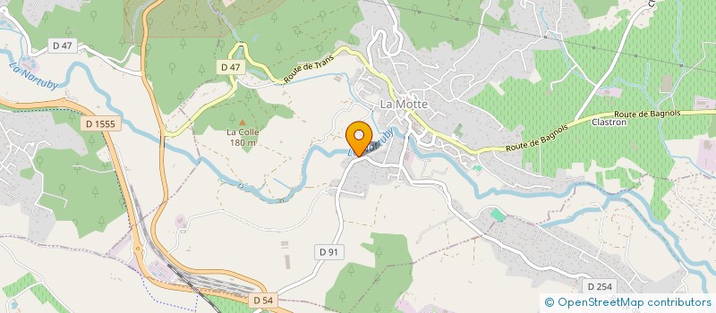 localisation de l'entreprise PETITRAT  LA MOTTE