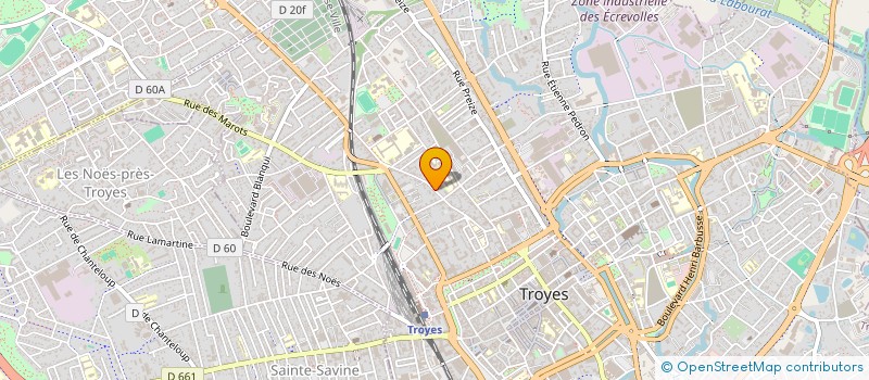 localisation de l'entreprise PETITROGNON à TROYES