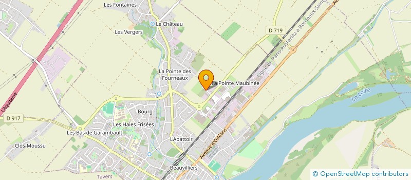 localisation de l'entreprise PETITS à BEAUGENCY
