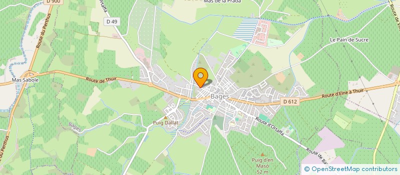 localisation de l'entreprise PETITS BATEAUX  BAGES