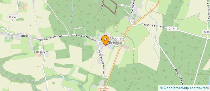 localisation de l'entreprise PETITS BATISSEURS POUR GRANDS PROJETS  LES MOUTIERS-EN-CINGLAIS