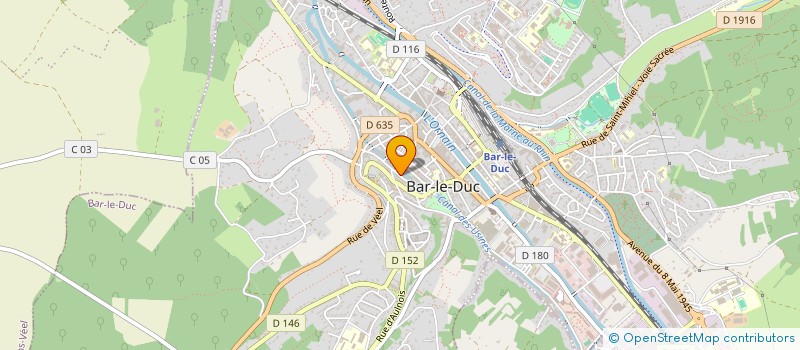 localisation de l'entreprise PETITS CHANTEURS DE BAR LE DUC à BAR-LE-DUC