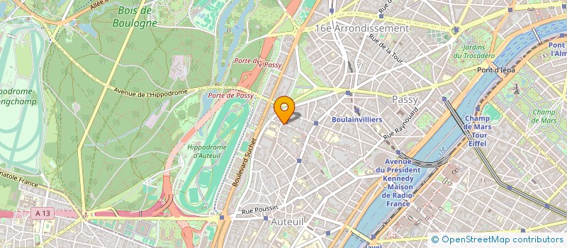 localisation de l'entreprise PETITS CHANTEURS DE PASSY à PARIS