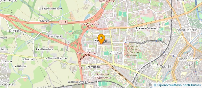 localisation de l'entreprise PETITS CISEAUX PROD  RENNES