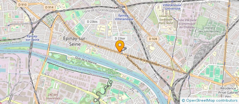localisation de l'entreprise PETITS DELICES à EPINAY-SUR-SEINE