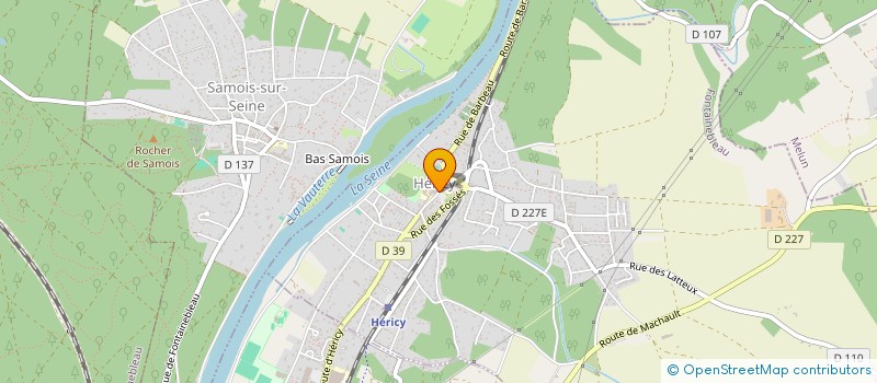 localisation de l'entreprise PETITS ET GRANDS D HERICY  HERICY