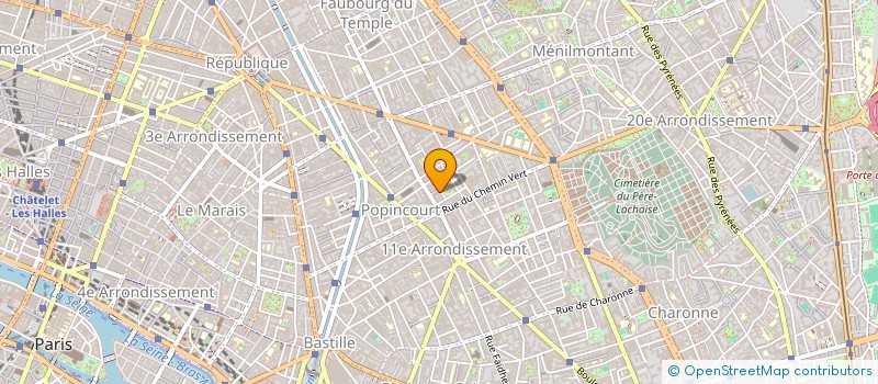 localisation de l'entreprise PETITS FORMATS  PARIS