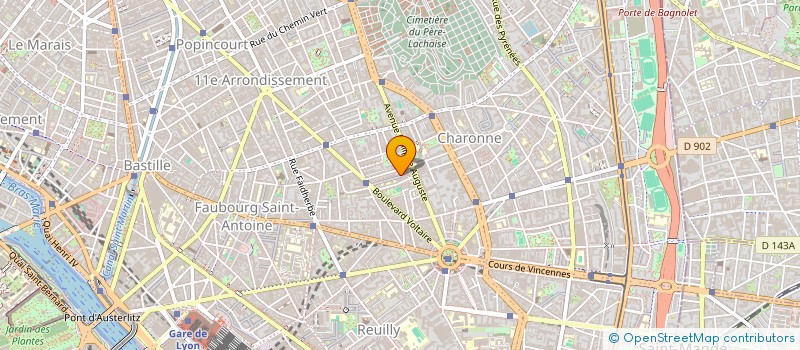 localisation de l'entreprise PETITS FRERES PAUVRES ASS GESTI ETABLISS à PARIS