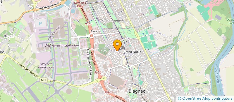 localisation de l'entreprise PETITS GENIES DE L'ARCHITECTURE  BLAGNAC