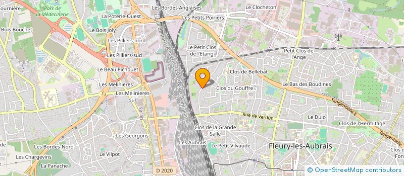 localisation de l'entreprise PETITS HIPPOS  FLEURY-LES-AUBRAIS