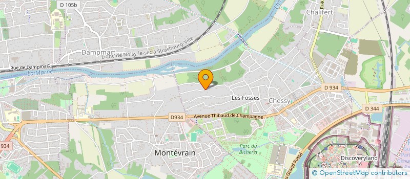 localisation de l'entreprise PETITS LOUPS  CHESSY