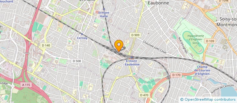 localisation de l'entreprise PETITS LOUTRONS DU 95 à ERMONT