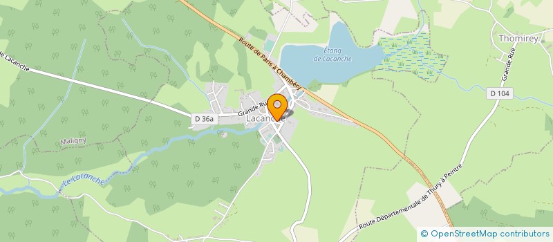 localisation de l'entreprise PETITS PAPIERS  LACANCHE