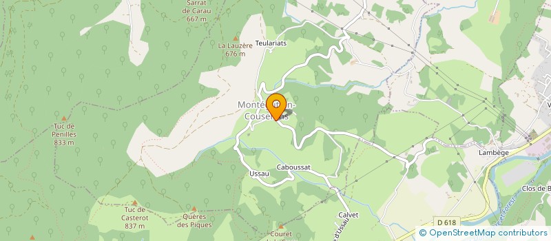 localisation de l'entreprise PETITS PAS à MOULIS