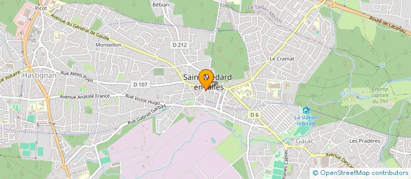 localisation de l'entreprise PETITS PAS  SAINT-MEDARD-EN-JALLES
