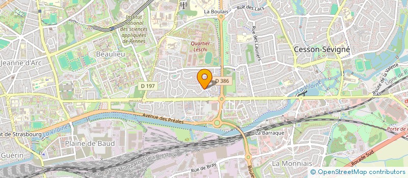 localisation de l'entreprise PETITS PAS EN HONGRIE à CESSON-SEVIGNE