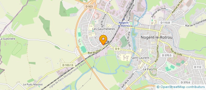 localisation de l'entreprise PETITS PAS NOGENTAIS à NOGENT-LE-ROTROU