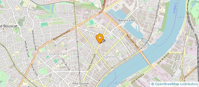 localisation de l'entreprise PETITS PETONS  BORDEAUX