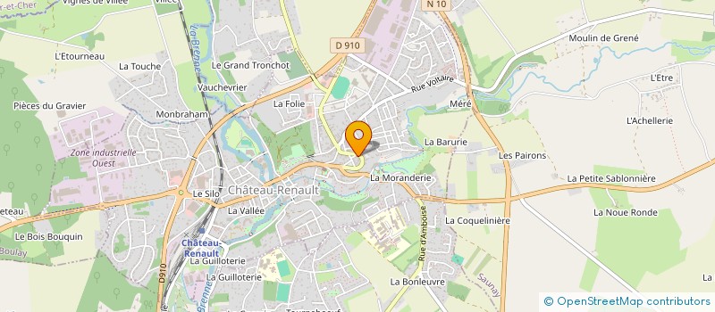 localisation de l'entreprise PETITS PIEDS à CHATEAU-RENAULT