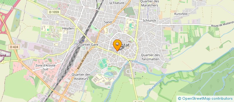 localisation de l'entreprise PETITS PIEDS JOLIS REVES à SELESTAT