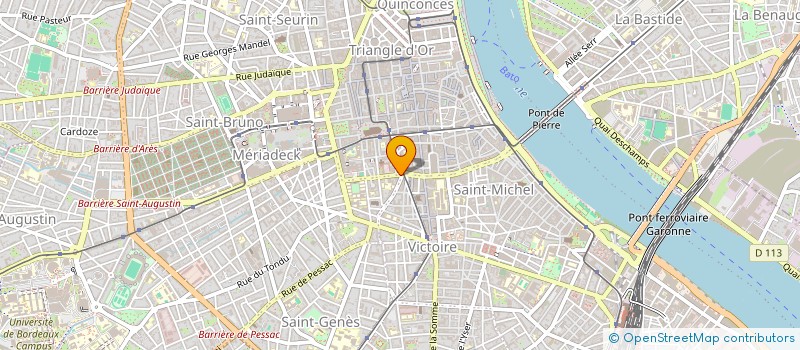 localisation de l'entreprise PETITS PLAISIRS à BORDEAUX