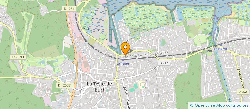 localisation de l'entreprise PETITS POIS  ARCACHON