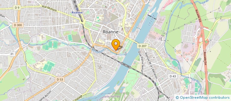 localisation de l'entreprise PETITS PRIX  ROANNE